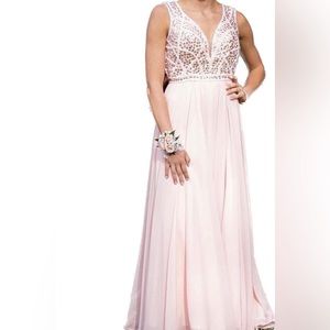 Pink prom dress